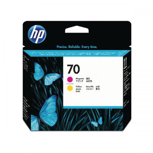 HP No 70 Magenta Yellow Standard Capacity Printhead Cartridge - C9406A