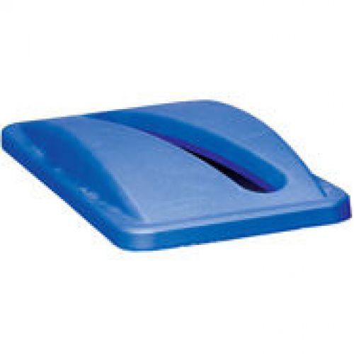 Rubbermaid Slim Jim Blue Lid for Paper Recycling System 518x290x70mm FG2703-88-BLU