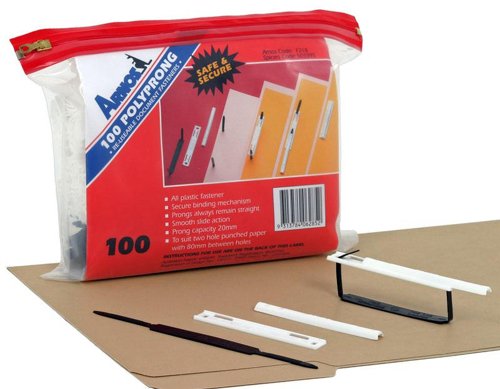 Arnos Polyprong Fasteners 30mm Pack 100