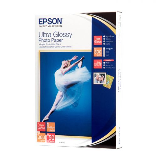 Epson C13S041943 Ultra Glossy Photo Paper 10x15cm 50 Sheets