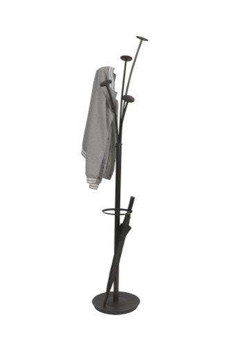Alba Festival Coat Stand 350x350x1870mm Black PMFESTN ALB00865 Buy online at Office 5Star or contact us Tel 01594 810081 for assistance