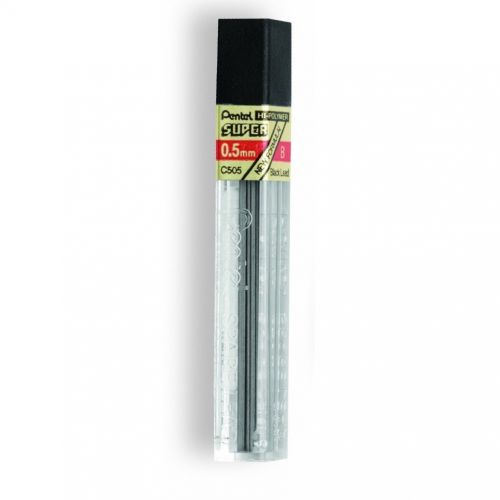 Pentel B Refill Leads 0.5mm C50.5-B PK12