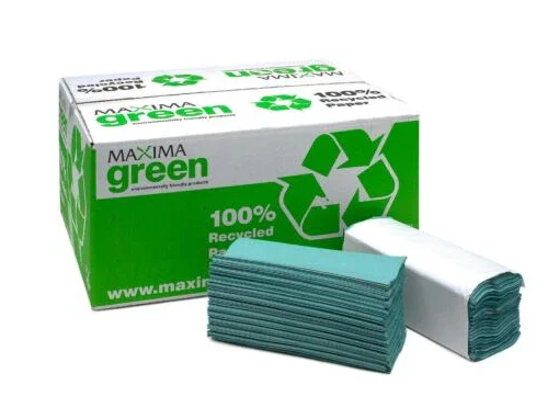 Maxima Green Hand Towel C Fold 1Ply Green 240 Sheet (Pack 12 or 2880 total sheets) 1104062 78299CP