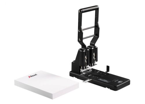 Rexel HD2300 Ultra Heavy Duty Punch Silver/Black 2100994 DD