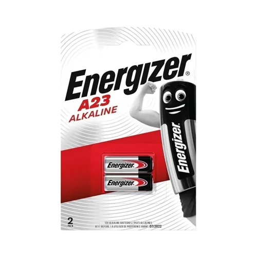 Energizer A23 Batteries E23A 8LR932 55mAh Alkaline 12V Pack of 2