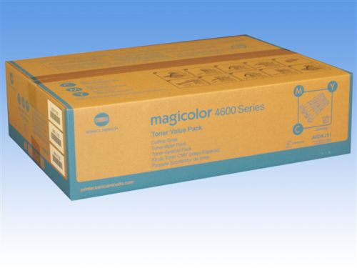 Konica Minolta Standard Cyan/Magenta/Yellow Toner Value Pack (Yield 4000 Prints)