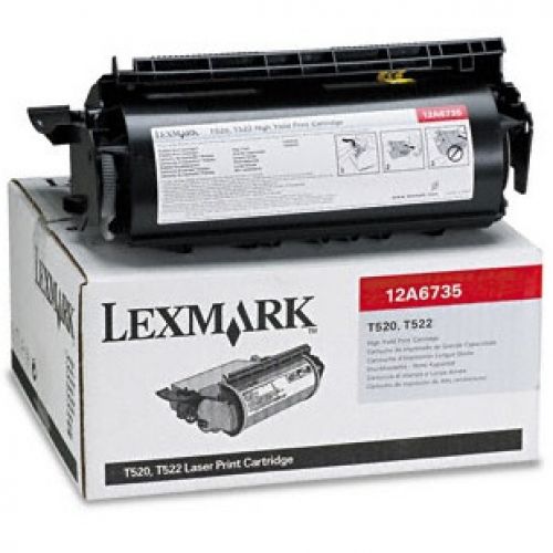 Lexmark (Yield: 20,000 Pages) Black Toner Cartridge for Optra T520 Printer