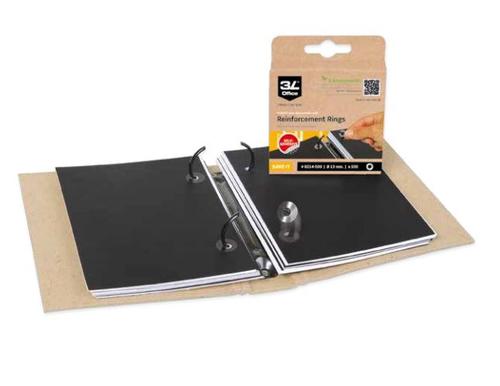 71793PL | Strengthen punched holes and protect them against the effects of people turning the pages. Ideal for documents that are frequently taken in and out of ring binders.