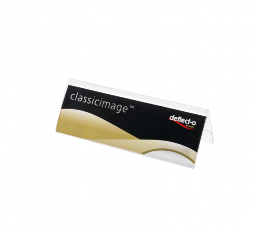 Deflecto A5 Landscape Desktop Name Holder 48701
