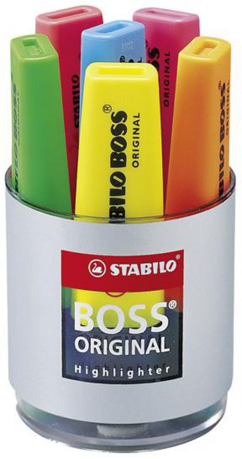 Stabilo Boss 70 Highlighter Chisel Tip Assorted 7006 [Deskset 6]