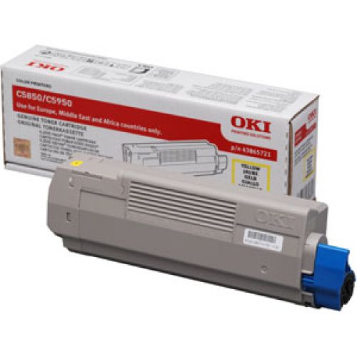 OKI C5850 Yellow Toner 6K