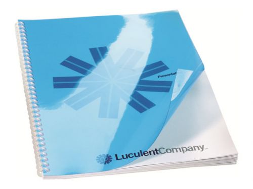 GBC Report Covers A4 180 micron Clear CE011820E (PK100)