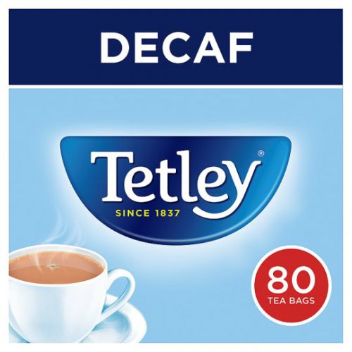 Tetley Decaffeinated Tea Bags Pack of 80