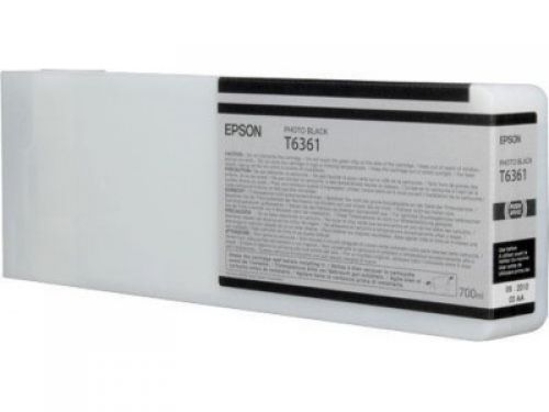 8EPT636100 - Epson C13T636100 WT7900 Photo Black UltraChrome HDR 700ml Ink Cartridge