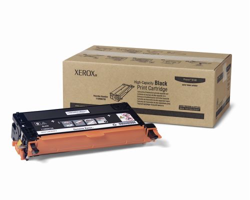 Xerox Black High Capacity Toner Cartridge 8k pages for 6180 6180MFP - 113R00726