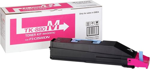 Kyocera TK-880M (Yield: Magenta Toner Cartridge 1T02KABNL0