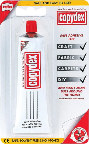 Copydex Adhesive Glue Tube Solvent Free and Non-Toxic 50ml - 2862926  48152HK