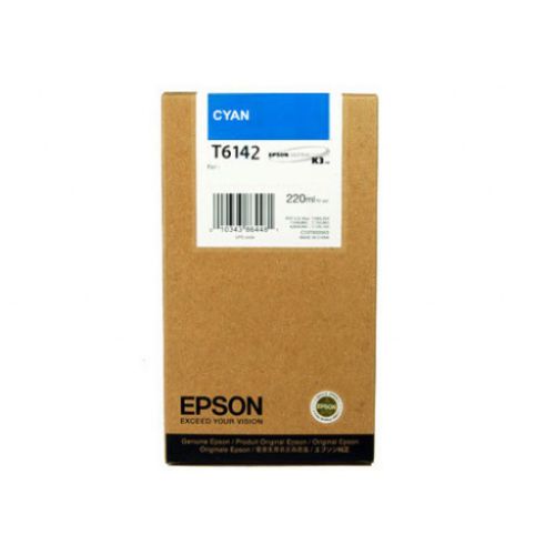 Epson T6142 Cyan Ink Cartridge for Stylus Pro 4400 (220ml) C13T614200