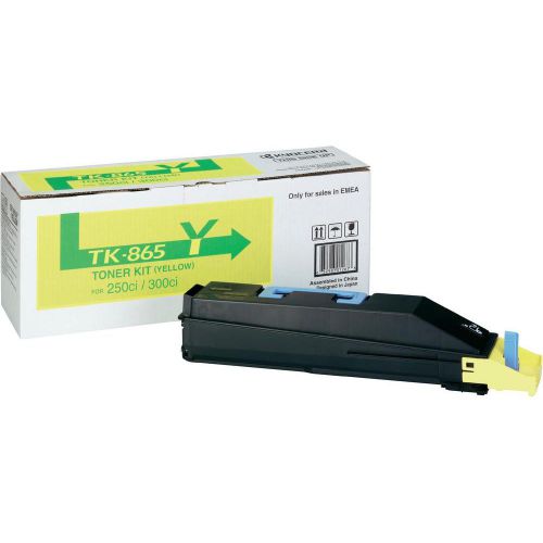 Kyocera 1T02JZAEU0/TK-865Y Toner yellow 12.000 pages/5% for KM TASKalfa 250