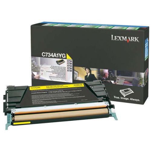 Lexmark Yellow Toner Cartridge 6K pages - C734A1YG