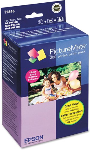 Epson T5846 Flippers Photo Pack 39ml Paper 150 Sheets - C13T58464010