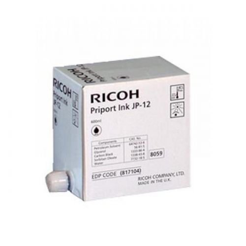 Ricoh Priport JP1210 817104 5 x 600cc Ink JP12