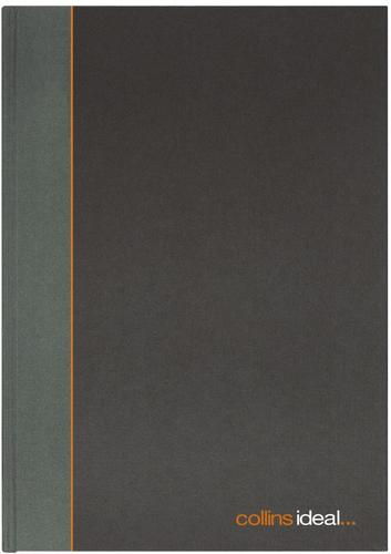 Collins Ideal Manuscript Book Casebound A5 Single Cash 192 Pages Black 461 - 810062