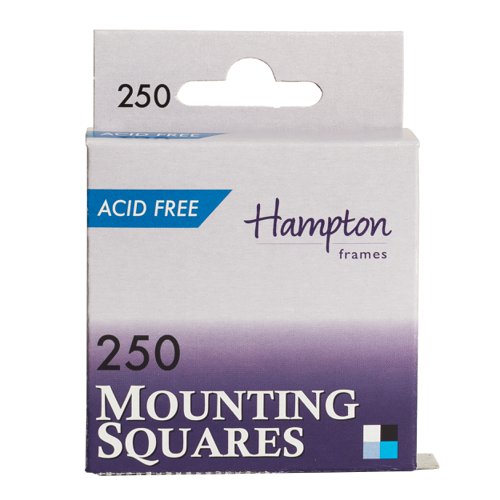 16083PA | Photo Mounting Squares. Double sided acid free self adhesive photo mounting squares supplied in a handy dispenser box. Colour - White.