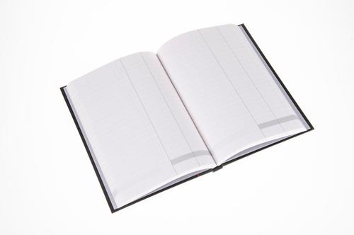 The A5 Double Cash Case Bound Notebook, from the Collins Ideal range, is cased in durable geltex and includes a personal information section.