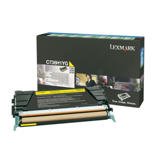 Lexmark C736/X736 Yellow Return Toner 10K
