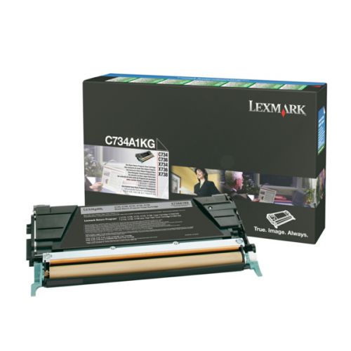 Lexmark Black Toner Cartridge 8K pages - C734A1KG