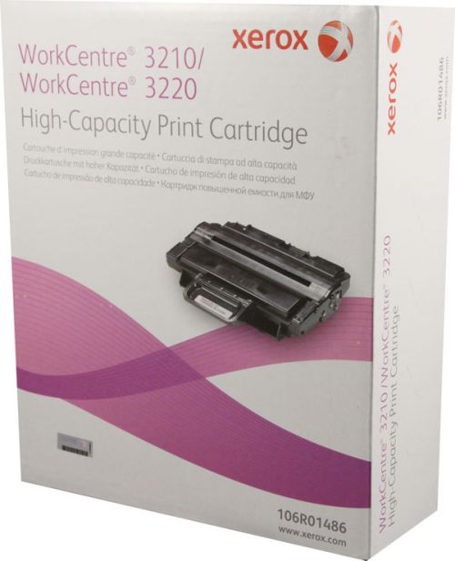 Xerox 106R01486 (Yield: 4,100 Pages) High Yield Black Toner Cartridge