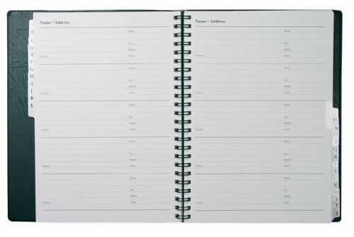 Collins Wirebound Business Address Book A5 Black BA5 CL64760 Buy online at Office 5Star or contact us Tel 01594 810081 for assistance