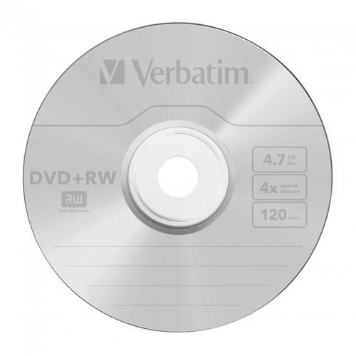 Verbatim DVD+RW 4.7GB 10 pack - 43488 - 43488  VE43488