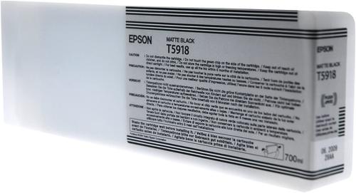 Epson T5918 Matte Black Ink Cartridge for Stylus Pro 11880 (700 ml) C13T591800