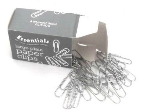 ValueX Paperclip Large Plain 32mm (Pack 1000) - 33081 Paper Clips & Binders 70816WH