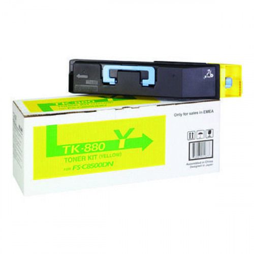Kyocera TK-880Y Toner Cartridge Fs-C8500DN Yellow 1T02KaANl0