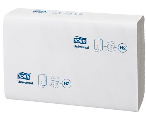 Tork 471074 Xpress H2 Multifold Hand Towel 1-Ply White 250 Sheets 240x210mm [Pack 12](3000 Sheets)