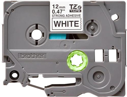 Brother P-Touch TZe Laminated Tape Cassette 12mm x 8m Black on White Tape TZES231 BA69559