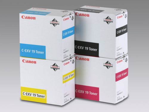 Canon C-EXV 19 (Magenta)Toner Cartridge (Yield 16,000 Pages)