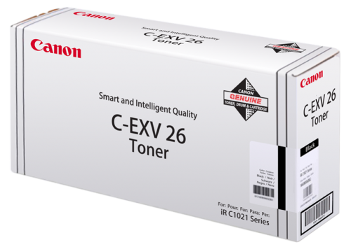 Canon EXV26BK Black Standard Capacity Toner Cartridge 6k pages - 1660B006