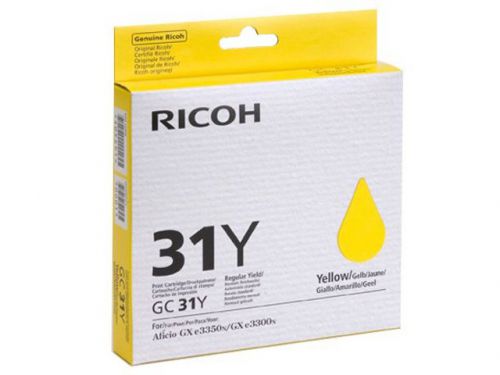 Ricoh GX3300 GC31Y Gel Cartridge  Yellow 405691