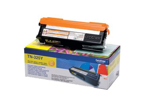 BRTN325Y | Original Brother Toner Cartridge. Page life approx 4,000 pages. Standard capacity cartridge. Yellow.