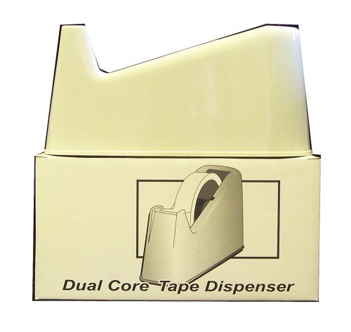 Value Dual Desktop Tape Dispenser Grey