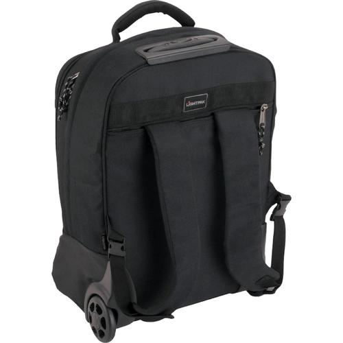 Lightpak Master Laptop Backpack with Trolley Nylon Capacity 17in Black Ref 46005