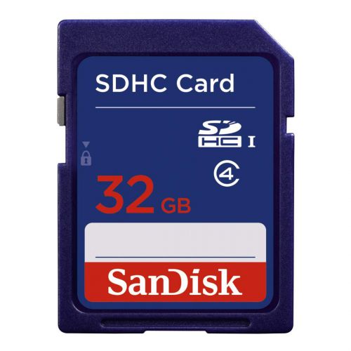 SanDisk 32GB Class 4 Flash SD Memory Card Blue Flash Memory Cards 8SD10135414