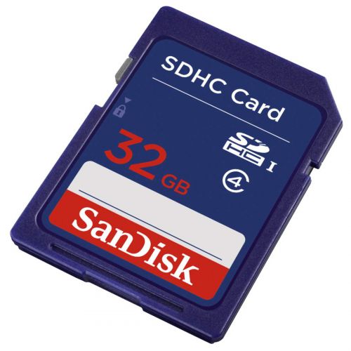 SanDisk 32GB Class 4 Flash SD Memory Card Blue  8SD10135414