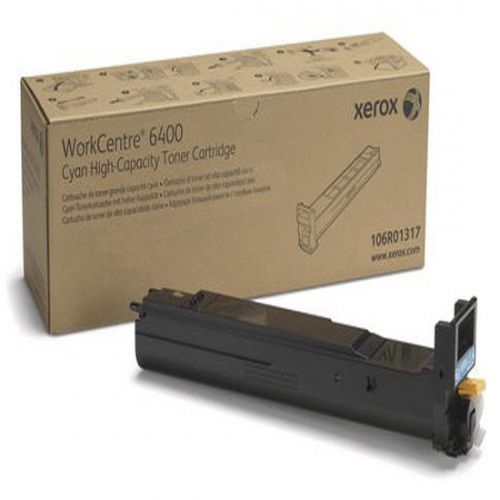 Xerox (Cyan) High Capacity Toner Cartridge (Yield 14,000 Pages) for WorkCentre 6400