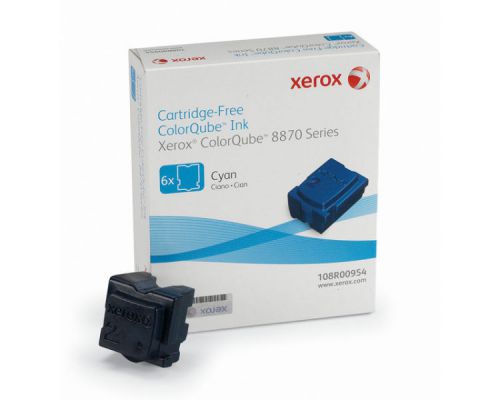 Xerox Cyan Standard Capacity Solid Ink 17.3k pages for 8870 8880 - 108R00954