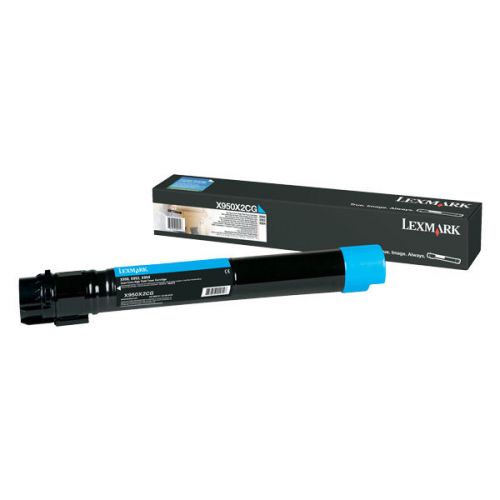 Lexmark Cyan Toner Cartridge 24K pages - LEX950X2CG